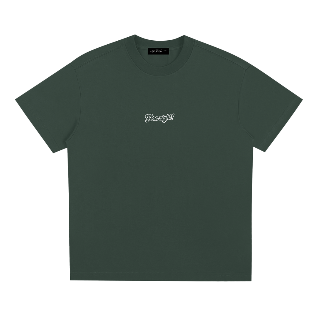 ‘Fore right!’ Tee