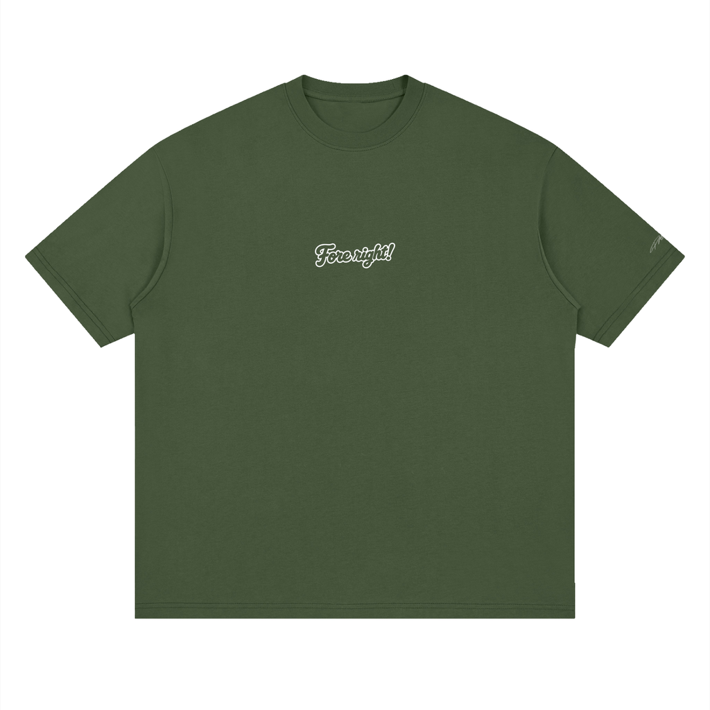 ‘Fore right!’ Tee